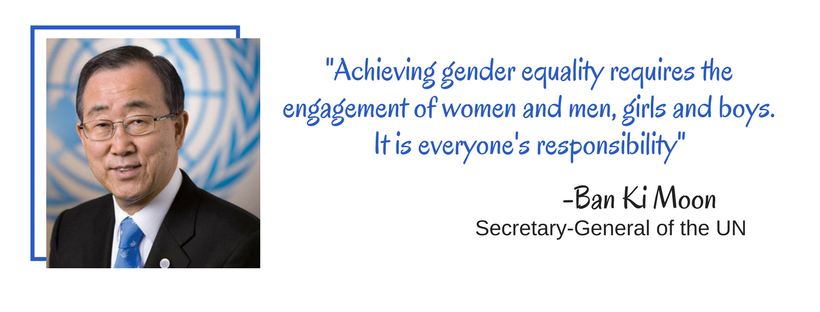 Ban ki Moon on Women Empowerment