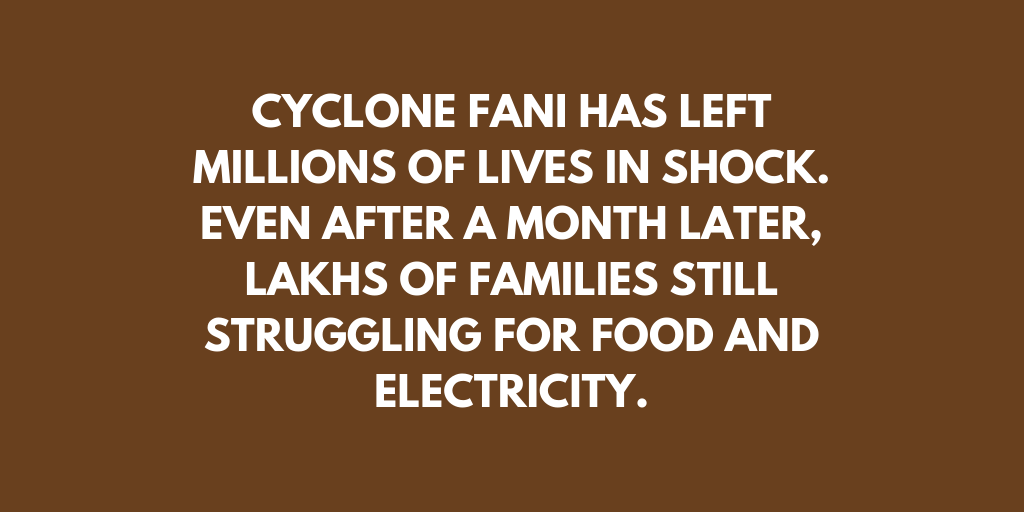 Donate to Odisha for Cyclone Fani