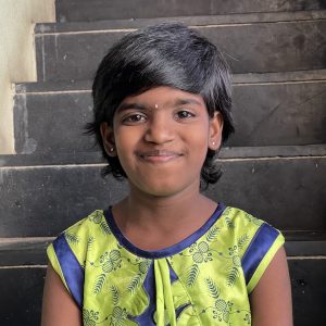 Gurramvyshanavi who is a resident of Kurnool district joined SERUDS in 2015. Her father Thirumalesh who works at a construction site joined her at Joy home SERUDS. Vyshanvi’s mother Adi Lakshmi is sick and is not able to take care of her children . Her father often has to work on construction sites which are in different states because of which he is not able to help and take care of his children. Because of this he joined vyshanvi and her sister Revathi at SERUDS