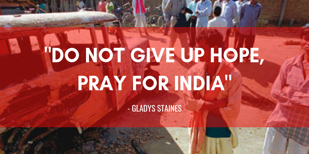 Quote by Gladys Staines - Graham Staines Story