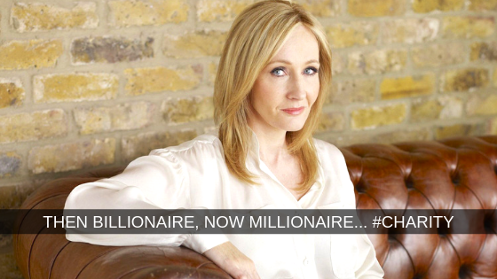 JK Rowling Charity Work- Billionaire became Millionaire Due to Donations