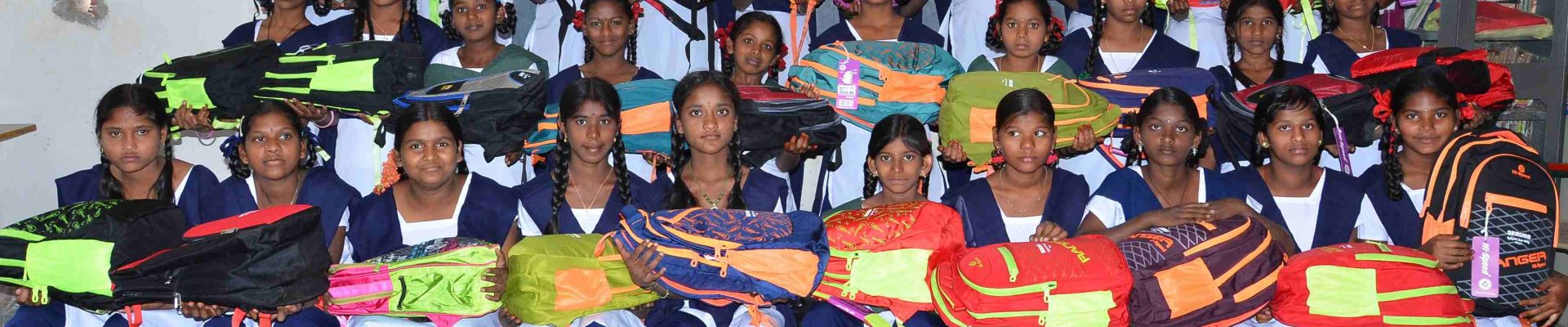 Pari School Bags Donation Pari School Bags Donation