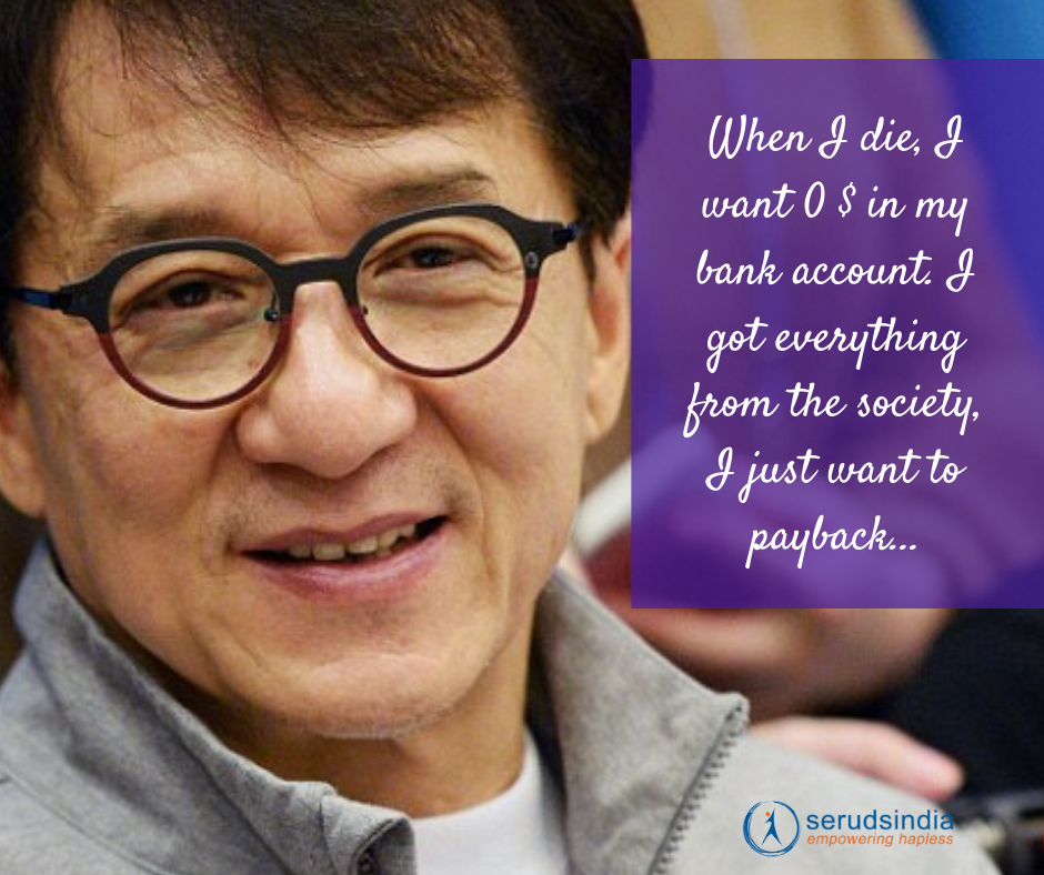 Jackie Chan Charity Work - 1