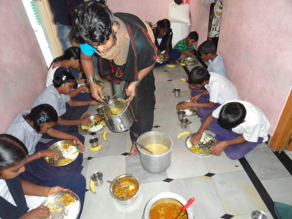 Sponsor mid-day meals for children in daycare centers by SERUDS NGO in Kurnool. we support 80 children, between the age of 1 year to 6 years, from slums and villages around Kurnool district in three creche or day care centers.