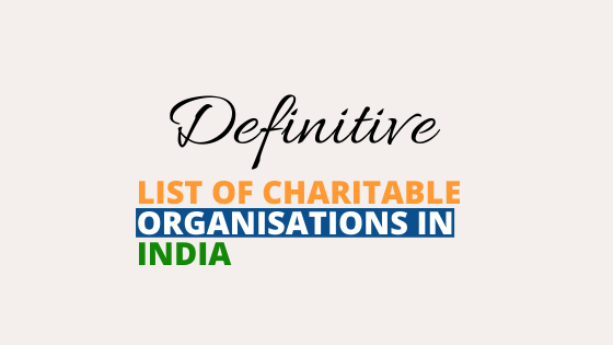 Definitive List of Charitable Organisations in India | SERUDS NGO India