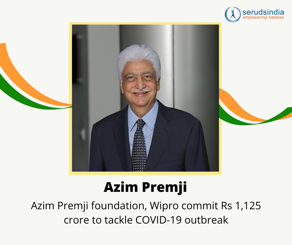 Azim Premji - Indian Celebrity Donations for Coronavirus Charity Relief Funds
