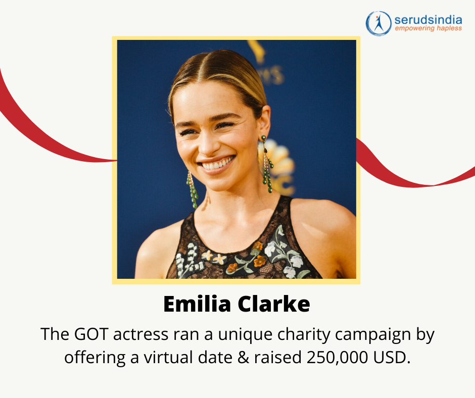 Emilia Clarke Donations for Coronavirus