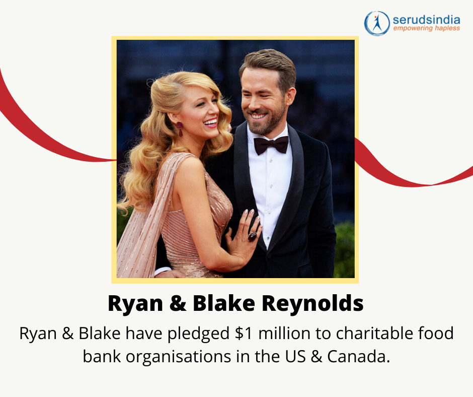 Ryan & Blake Reynolds Donations for Coronavirus