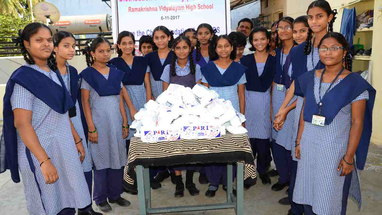 Donate Sanitary Pads to Underprivileged School Girls through SERUDS NGO Kurnool