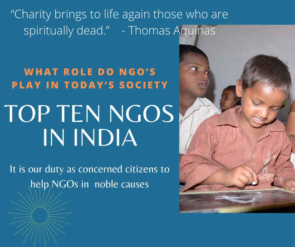 Top NGOs in India and their