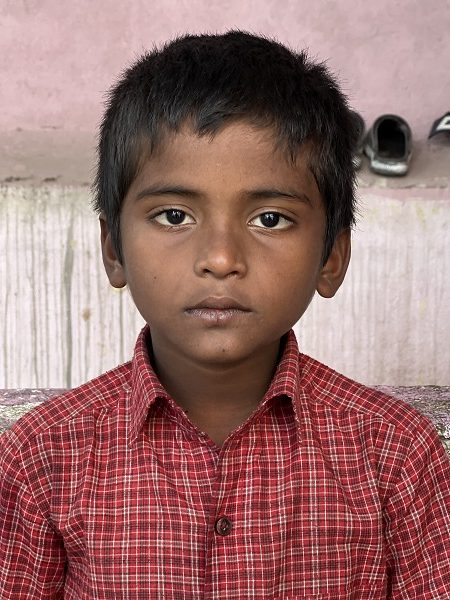 Sponsor Child Education - Manoj Gogula ,6 years old. His mother is dead and father a daily wager cannot pay for his schooling. Now Seruds Orphanage is taking care of his education and all needs. Donate online and save tax u/s 80G
