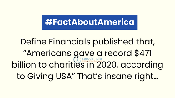 Charity Fact About America
