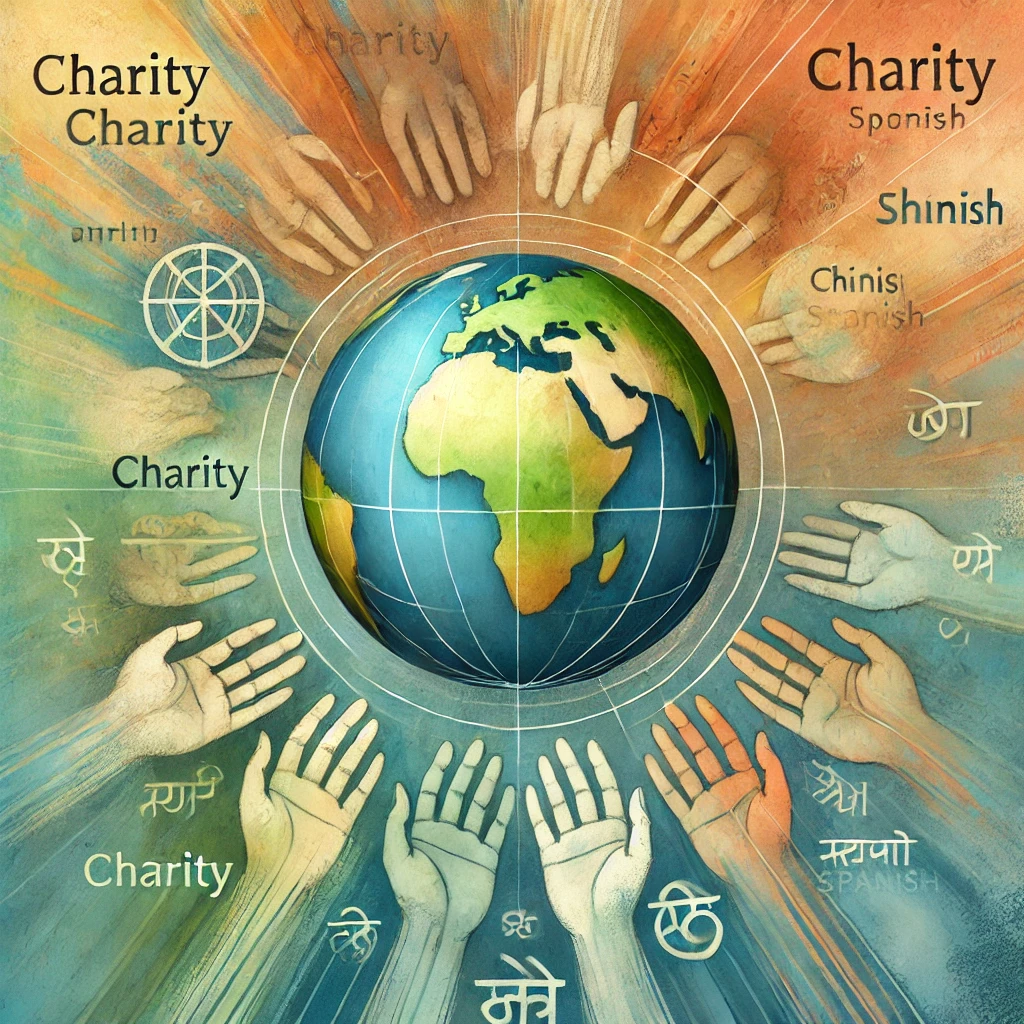 charity in 88 languages